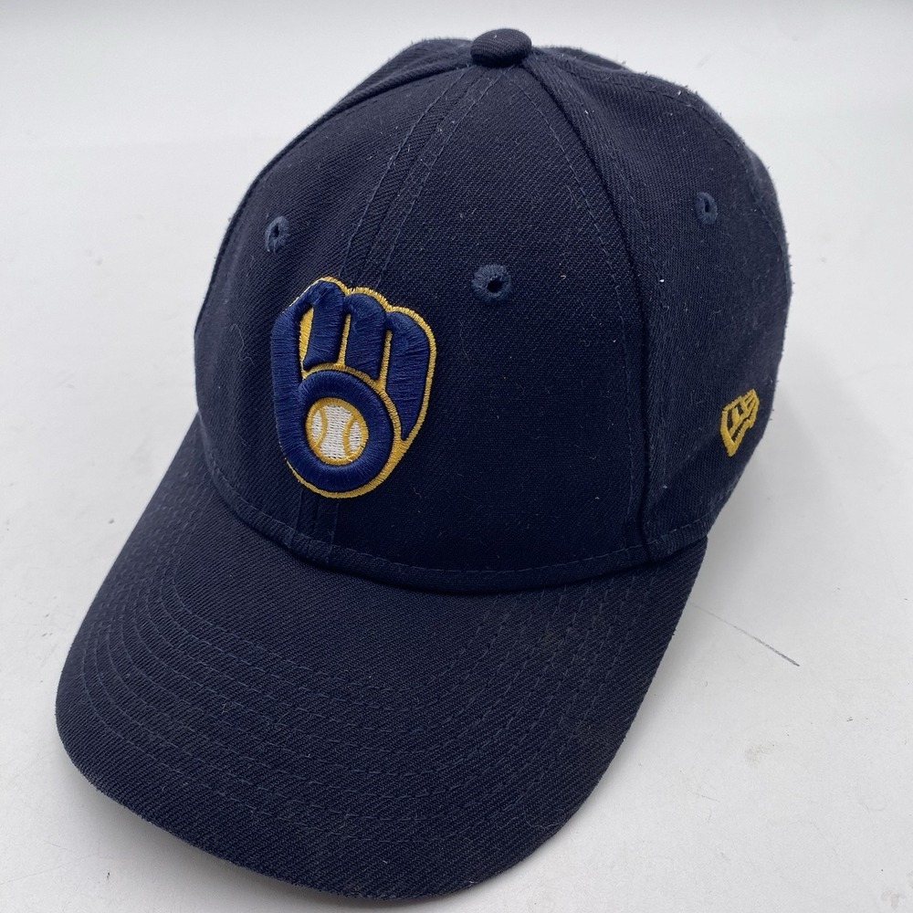 Milwaukee Brewers Child Hat New Era 9Forty ‎ Strapback Blue Cleaned SEE PICS